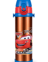 disney pixar cars racing kids water bottle - copper & blue
