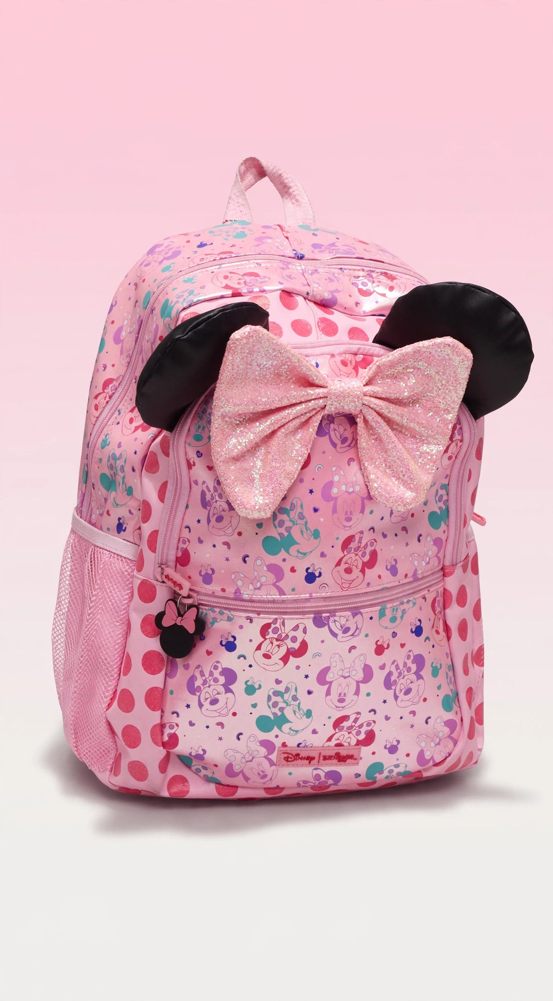 Disney Smiggle Minnie Mouse Pink Bow Backpack