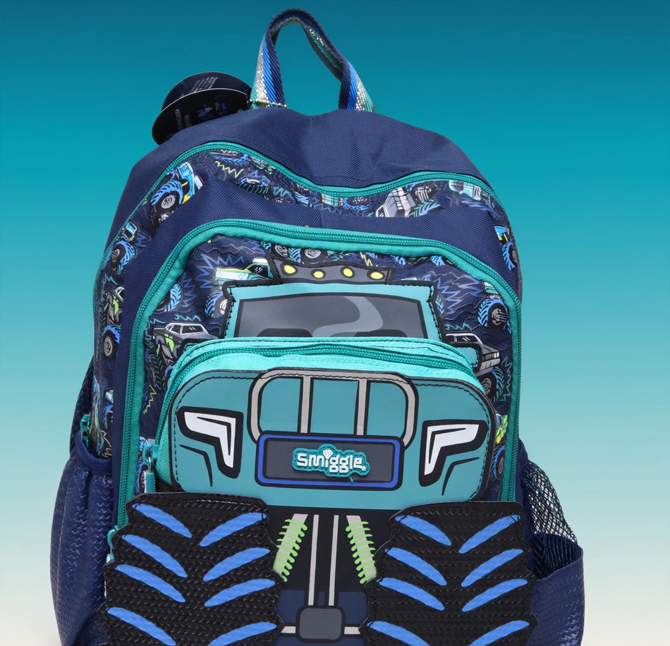 Smiggle Monster Truck Backpack