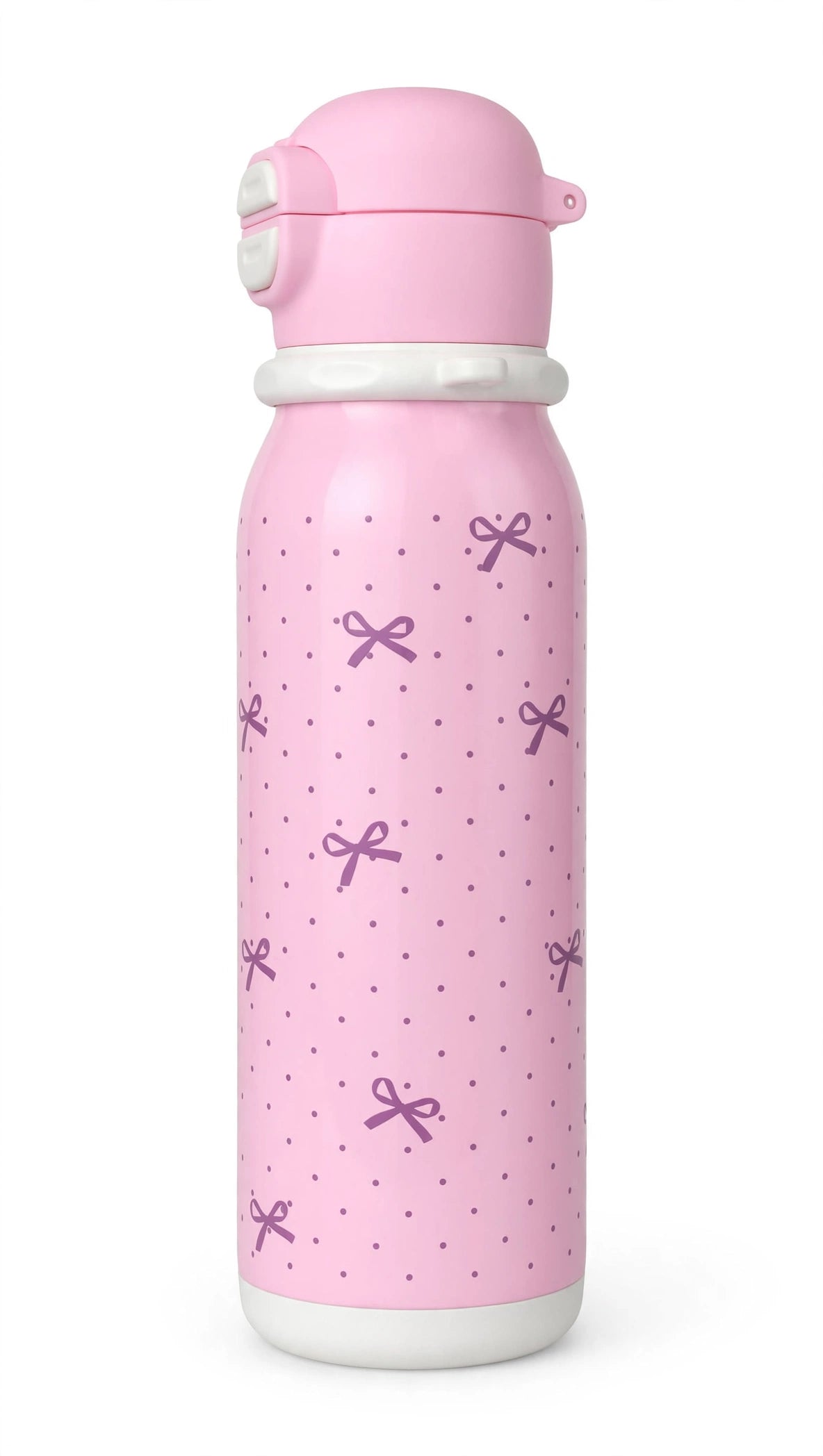 Original Pink Bow Kids Water Bottle – Cute School Bottle for Girls