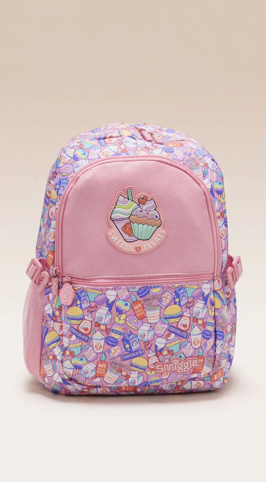Smiggle Sweets Treats Pink School Backpack