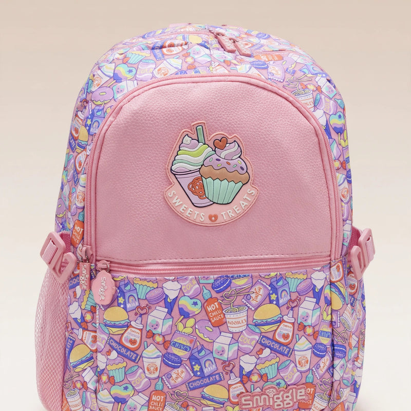 Smiggle Sweets Treats Pink School Backpack