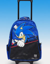 Smiggle Sonic The Hedgehog Blue Trolley Backpack
