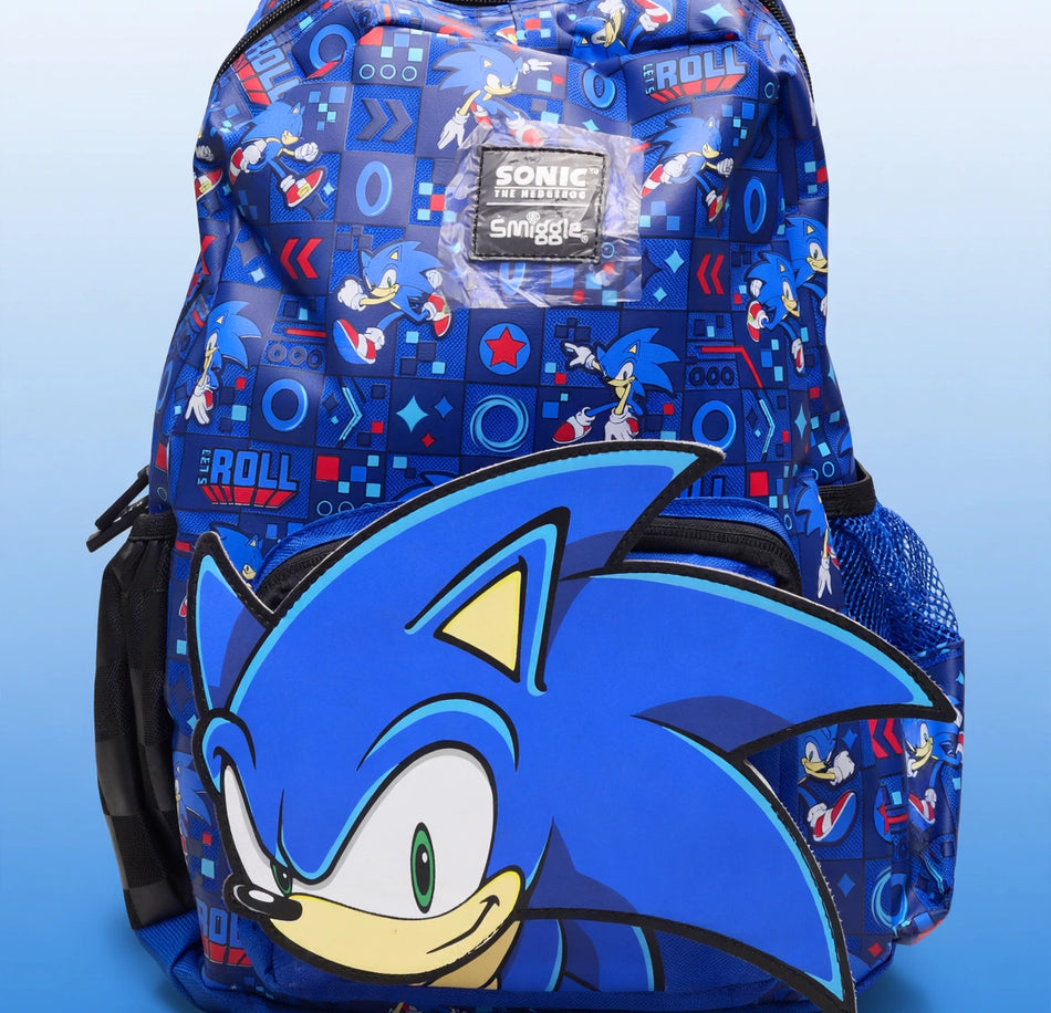 Smiggle Sonic Character Backpack