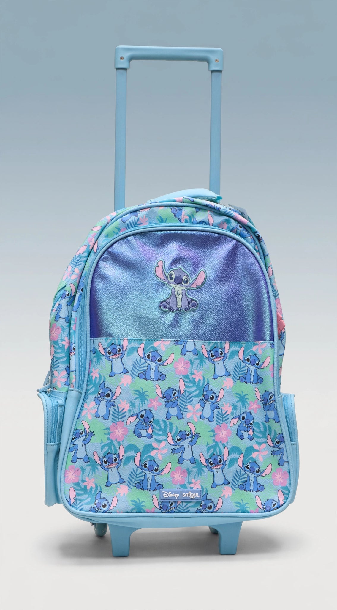 Disney x Smiggle Stitch Blue Trolley Bag