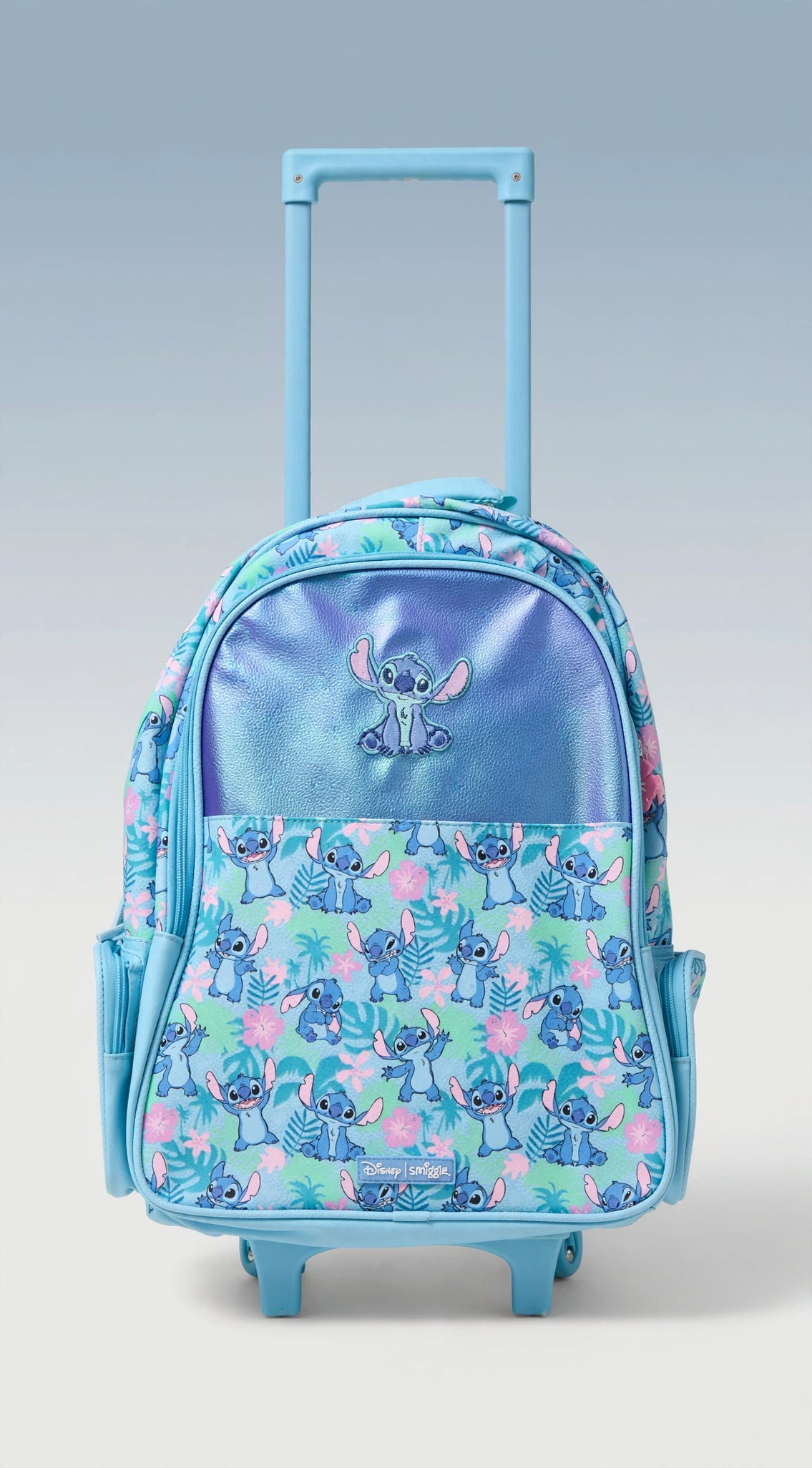 Disney x Smiggle Stitch Blue Trolley Bag